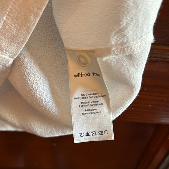 Wilfred Free white blouse size small - Picture 4 of 5